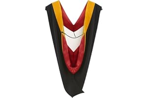 CLERKMANS Unisex Graduation Hood for Bachelors & Masters Degree -University Academic Hood