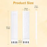 Ainiv 32-Pairs 64 Strips Large 93x19mm Adhesive Picture Hanging Strips view 2