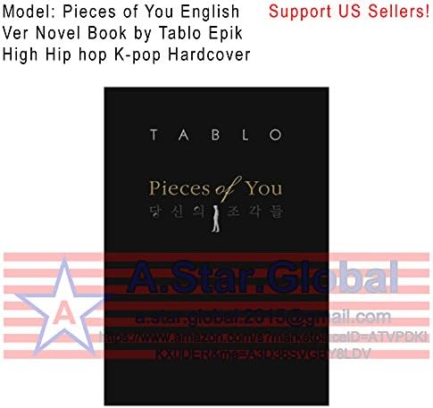 Pieces Of You English Ver Novel Book By Tablo Epik High Hip hop K-pop Hardcover Hardcover – January 1, 2009