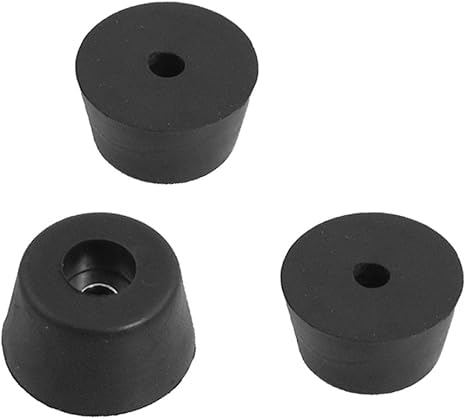 3 X Metal Rubber Furniture Table Chair Leg Tips End Caps Foot Pads 32x24x18mm Amazon Ca Home Kitchen