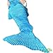 U-miss Mermaid Blanket Crochet and Mermaid Tail Blanket for adult, Super Soft All Seasons Thicken Sleeping Blankets (71