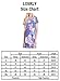 LOSRLY Women Floral Printed Tops Striped Blouse Short Sleeve T Shirt with Pocket-Light Purple XL 16 18