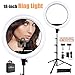 Creatck Ring Light with Stand - 18 inch LED Ring Light Kit with Phone Holder, Dimmable 2700K-5500K for Photography Makeup YouTube Video Shooting Vlogging Portrait