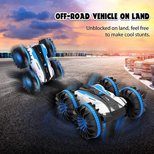 Joyfun-Toys-for-5-10-Year-Old-Boys-Amphibious-RC-Car-for-Kids-24-GHz-Remote-Control-Boat-Waterproof-RC-Monster-Truck-Stunt-Car-4WD-Remote-Control-Vehicle-Girls-All-Terrain-Christmas-Birthday-Gifts