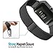 Hagibis Compatible Fitbit Blaze Band with New Metal Frame Milanese Loop Stainless Steel Bracelet Strap Magnet Lock Band for Fitbit Blaze Smart Watch-Small Large Black Sliver Rose Gold (Black, Small)