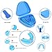 Sleep Mouth Guard for Grinding Teeth – Sleep Aid Dental Night Guard For Snoring TMJ Bruxism Protectors – Anti Snoring Solution Mouthpiece Snore Guards – Moldable Custom Fit Design by AIHHIA