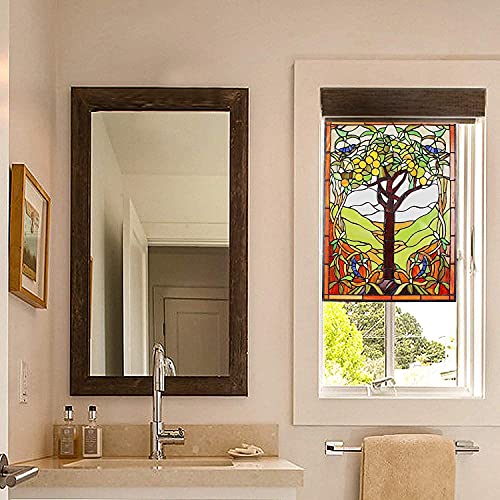Capulina Tree of Life Stained Glass Window Hanging Window Panels Late
