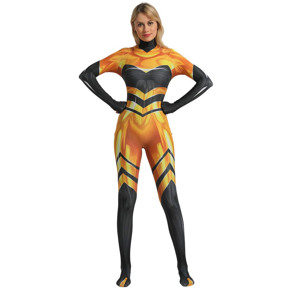 Morph Yourself: Ladies Superhero & Villain Zentai Fancy Dress Costumes (Hero 5, L)