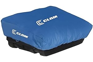 CLAM 9973 Pop Up Protective Travel Cover Accessory for Kenai and Kenai Pro Model Ice Fishing Tent Fish Trap Shelter, Cover Only, Blue