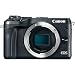 Canon EOS M6 Mirrorless Digital Camera (Black) with 15-45mm STM Lens + Deluxe Accessory Bundle Including Sandisk 32GB Card, Canon Case, Flash, Grip Multi Angle Tripod, 50″ Tripod, Filters and More.thumb 1