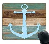 Smooffly Gaming Mouse Pad Custom,Vintage Nautical