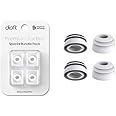 diofit Premium Multi-Flange Eartips Compatible with Galaxy Buds3 Pro (White, Medium)