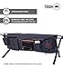 Tough Outdoors Evergreen Camping Cot XL - Cots for Sleeping - Foldable Camping Beds for Adults - XL 2 Person Portable Folding Bed - 300 lbs (136 kg) Capacity - 83” x 32” (211 x 81 cm) - Dark Gray