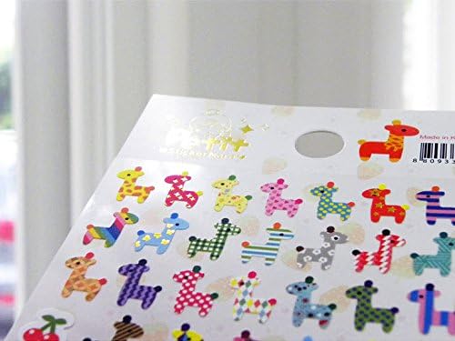 PVC Cute Giraffe Deco Craft Diary Paper Stickers Scrapbooking Gift