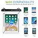 MoKo Waterproof Tablet Case, Tablet Pouch Dry Bag for iPad Mini 6, iPad 9, iPad 9.7 6/5/4/3/2, iPad Pro 9.7, iPad Air 5 10.9/3/2, Samsung Tab S4/ S3/ S2/Tab A 9.7, Galaxy Note 8, Tab E 9.6