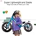 BELEEV Balance Bike(4.3 lbs) Aluminum Alloy, No Pedal Toddler Bike, Adjustable Handlebar and Seat, 110lbs Capacity for Kids Age 18 Months to 5 Year Old (Blue)