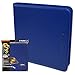 12-Pocket Z-Folio LX Trading Card Albums, Blue