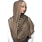 Txameru Women's Viscose Cotton Hijab Scarf