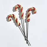 Studio M Gypsy Garden Fairy Garden Winter Christmas Holiday - Mini Candy Picks Set of 3