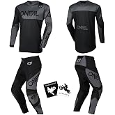 MX Outfit O'Neal Element Racewear Men Protective Pants Jersey motocross dirt bike off-road bundle combo set