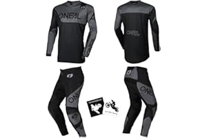 MX Outfit O'Neal Element Racewear Men Protective Pants Jersey motocross dirt bike off-road bundle combo set