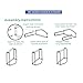 Lucky Fitness 1pcs plastic organizer clothes hanger holder stacker storage rack home storage organza tion hangers