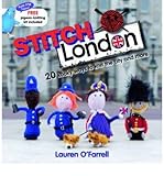 Front cover for the book Stitch London: 20 kooky ways to knit the city and more by Lauren O'Farrell