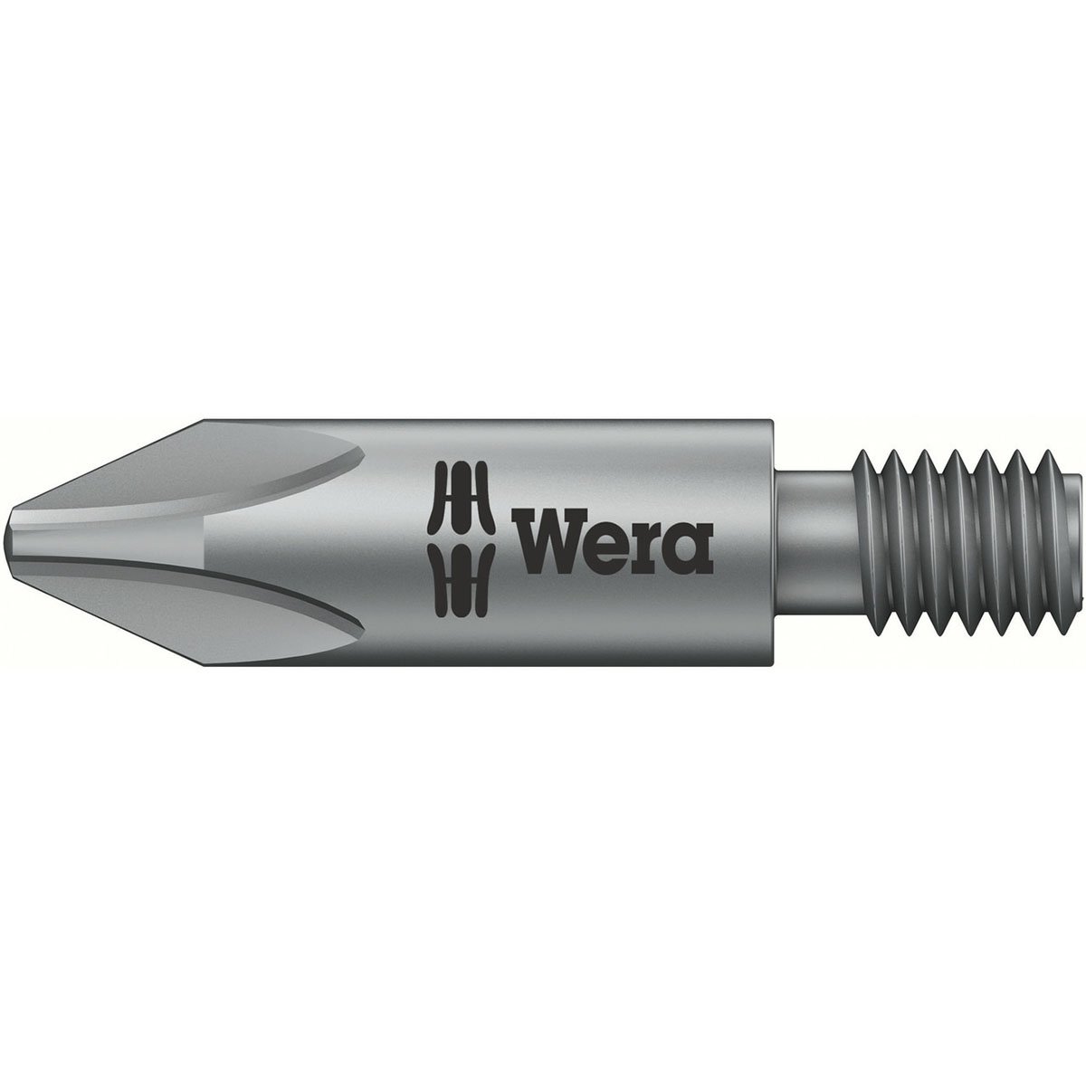 Wera 05065154001 2 x 44.5 mm 851/15 PH Bits for Phillips Threaded - Silver