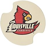 Thirstystone University of Louisville Car Cup Holder Coaster, 2-Pack