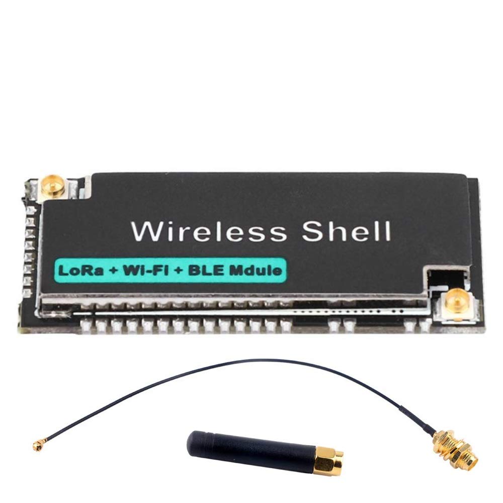 DollaTek 868/915MHZ ESP32 wireless shell SX1276 LoRaWAN WIFI BLE module with 868MHZ anntenna for Arduino
