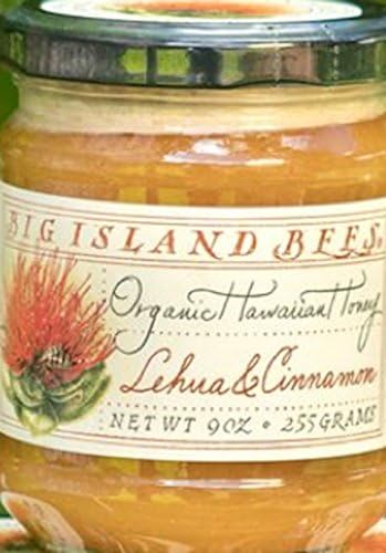 Big Island Bees: Lehua & Cinnamon Raw Hawaiian Honey 9 Oz (6 Pack)