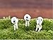 SUN-E 4 Pcs/lot Princess Mononoke Luminous Tree Elves Spirit Kodama Gardening Potted Decoration Micro Landscape Accessories