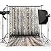 Showyou 3x5ft Light Grey Wood Wall & Floor Photography Backdrop Silk Photography Backdrops Studio Props