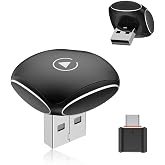 MagKeep Upgraded Wireless CarPlay &amp; Android Auto Adapter, 2-in-1 for iPhone &amp; Android, USB-A/USB-C, Plug &amp; Play, Fast Reconnect, Low Latency, for Most Cars with OEM Wired CarPlay Systems