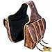 HILASON Western Horse Leather Saddle Bag Traditional Cowboy Trail Ridethumb 1