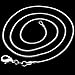 SUBANG 24 Pcs Necklace 1.2 mm 18 Inches 925 Silver Plated Snake Chain Necklace with Lobster Clasps for Jewelry Making
