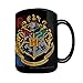 Morphing Mugs Harry Potter – Hogwarts Houses – 16 oz Large Ceramic Heat Sensitive Clue Mug – Full image revealed when HOT liquid is added