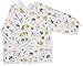 Pikababy Long Sleeved Bib | Easy-Wear & Take-off Bibs with Pocket | Washable Easy-Clean Bibs | Waterproof Baby Bibs | Stain & Odor Resistant Smock | Baby Boy Girl | 6-24 Months (Birthday)
