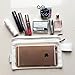 Augbunny 100% Cotton 16oz Canvas Zipper Makeup Pouch, Coin Purse, Cellphone Purse, Pen/Pencil Case 5-pack