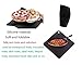 Silicone Trivet Mats,Hot Pot Holders,Kitchen Tool, Hot Dishes,Flexible Hot Pads,Pot Holders,Spoon Rest,Jar Opener(Double Thickening Net Weight: 2.9oz;7x 7x0.3in;4pcs black)