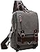 Mygreen Sling Backpack for Men and Women One Shoulder Single Strap Backpacks Canvas Laptop Cross Body Messenger Sling Bag Pack for Travel, School, Outdoor Sport