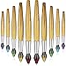 Outus 10 Pieces Paintbrush Pens for Art Teacher Gifts, Bamboo Brush Shape Ballpoint Pen Retractable Ink Pens Novelty Pens Appreciation Gifts for Art Teacher Christmas Birthday Party Favors