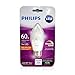 Philips LED Dimmable F15 Light Bulb with Warm Glow Effect 500-Lumen, 2700-2200-Kelvin, 7-Watt (60-Watt Equivalent), E26 Base, Clear, Soft White, 10-Pack