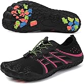 LIZRHA Water Shoes for Men and Women Quick Dry Aqua Swim Barefoot Shoes for Outdoor Fishing Beach Pool Boat Surfing Walking Water Park and Yoqa Activities