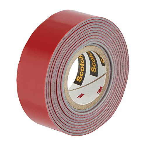 Scotch-Fix Double Sided Extreme Mounting Tape for Outdoor Use, 19mm x 1.5m - For Extreme Outdoor Use, with Advanced 3M Technology, Black