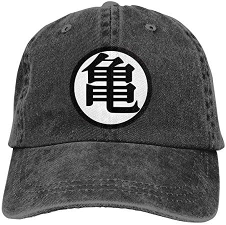 Amerltees Dragon Ball Z DBZ Anime Classic Unisex Vintage Washed Distressed Baseball-Cap Twill Adjustable Dad-Hat Black