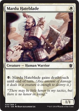 Magic: the Gathering - Mardu Hateblade (16/269) - Khans of Tarkir