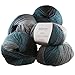 elann Pippi Longcolors Yarn | 5 Ball Bag | 606 Storm Watch