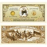 SET OF 5 BILLS-1849 GOLD RUSH - MILLION DOLLAR BILL