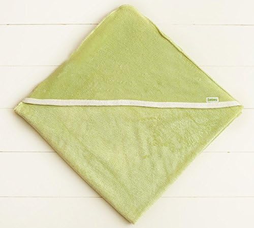 Bamboosa Premium Hooded Towel - Sprout Green - 80% Viscose from Organic Bamboo & 20% Polyester Terry - Made in USA